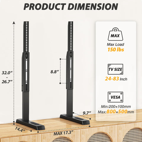 TAVR Furniture cable management keeps cords organized and out of sight.