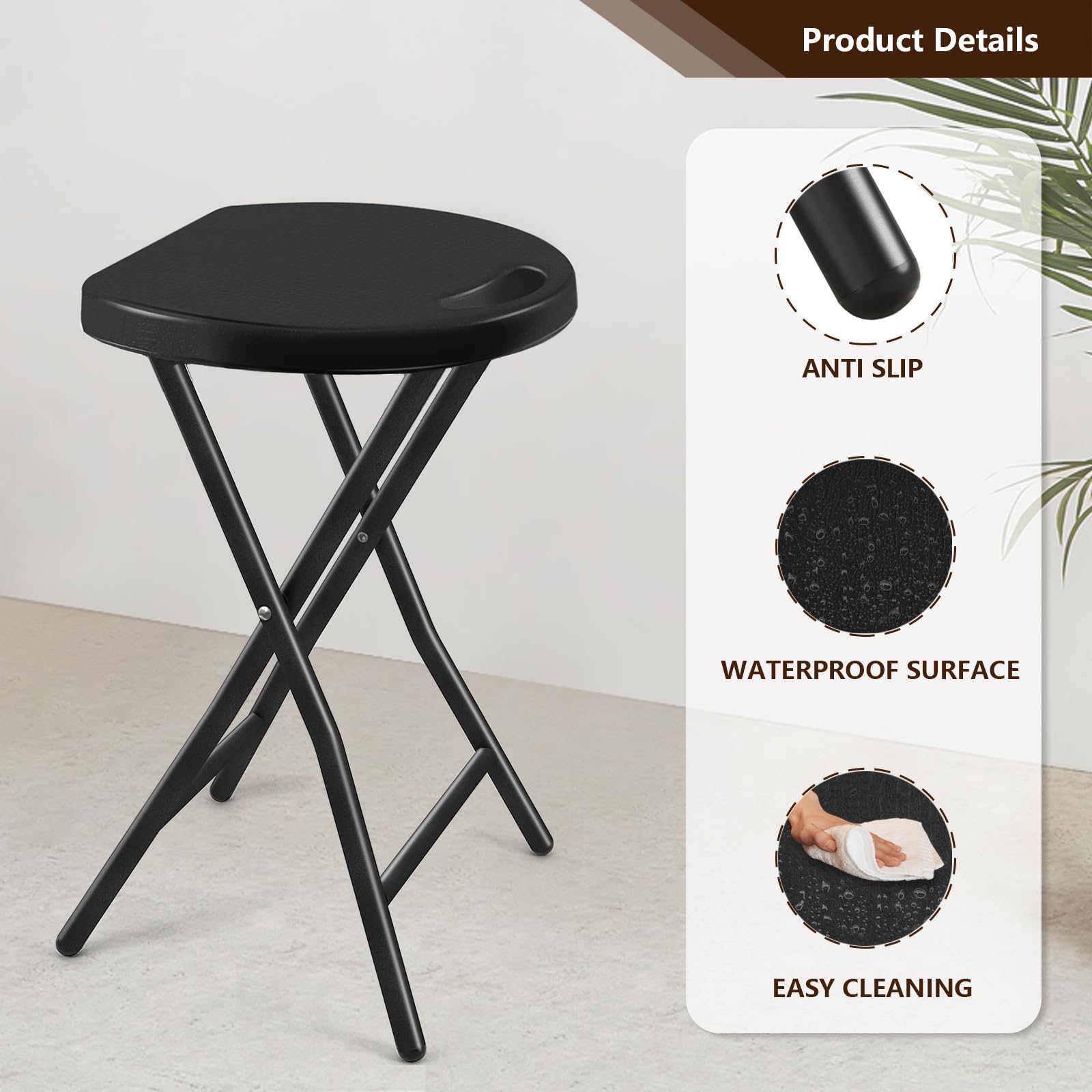TAVR Furniture carry handle for easy transport and setup.