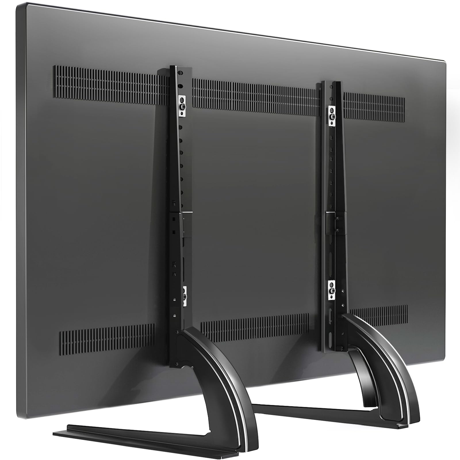TAVR Universal Table Top TV Stand Base offers stable support for many screens.