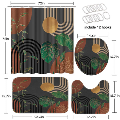 Tayney Brown bath mat with soft flannel and non-slip backing.