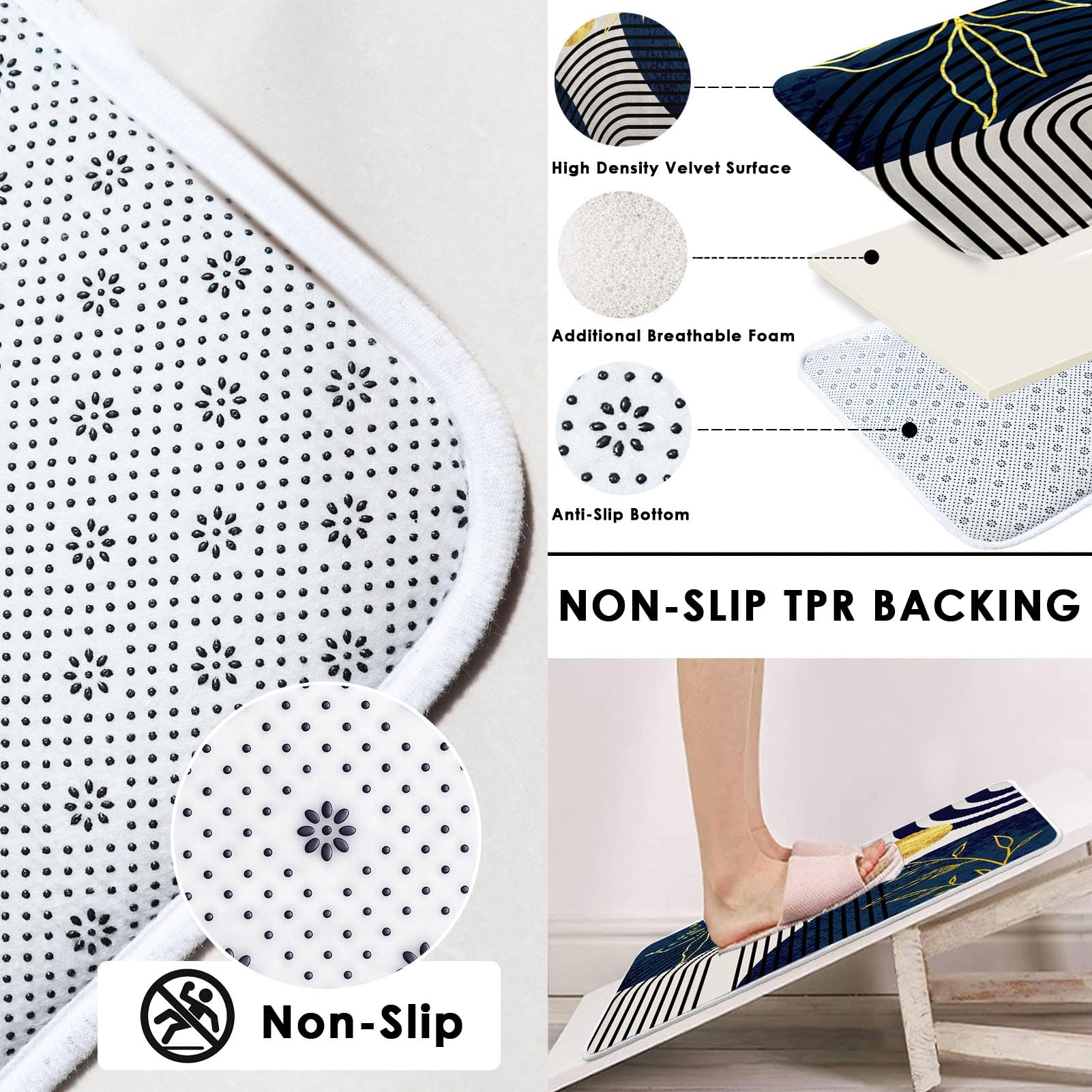 Tayney toilet lid cover complements set and protects surfaces