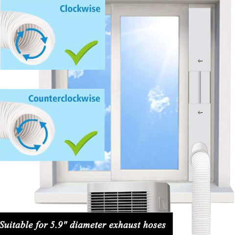 tBesme adjustable plate length provides flexible fit for vertical or horizontal sliding windows
