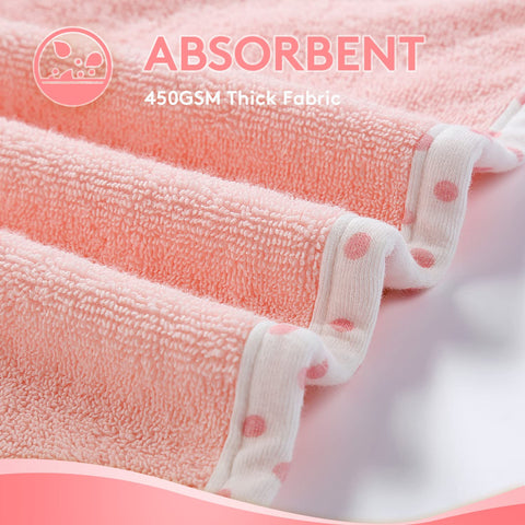 TBEZY hooded towel size 48x28 inches, perfect for growing kids.