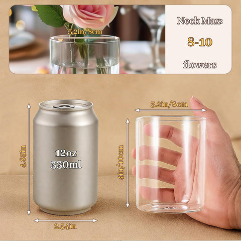 TBWIND hurricane glass vase for weddings adds understated elegance