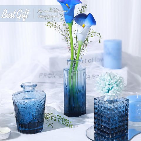 TBWIND securely packaged blue bud vases designed to prevent breakage during shipping.