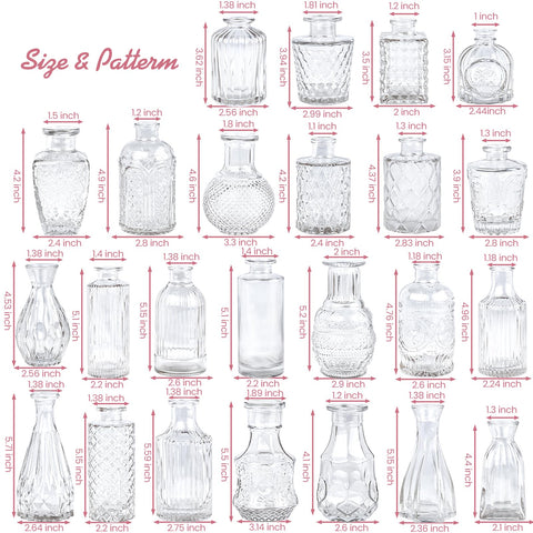 TBWIND thick sturdy glass vase durable for busy events.