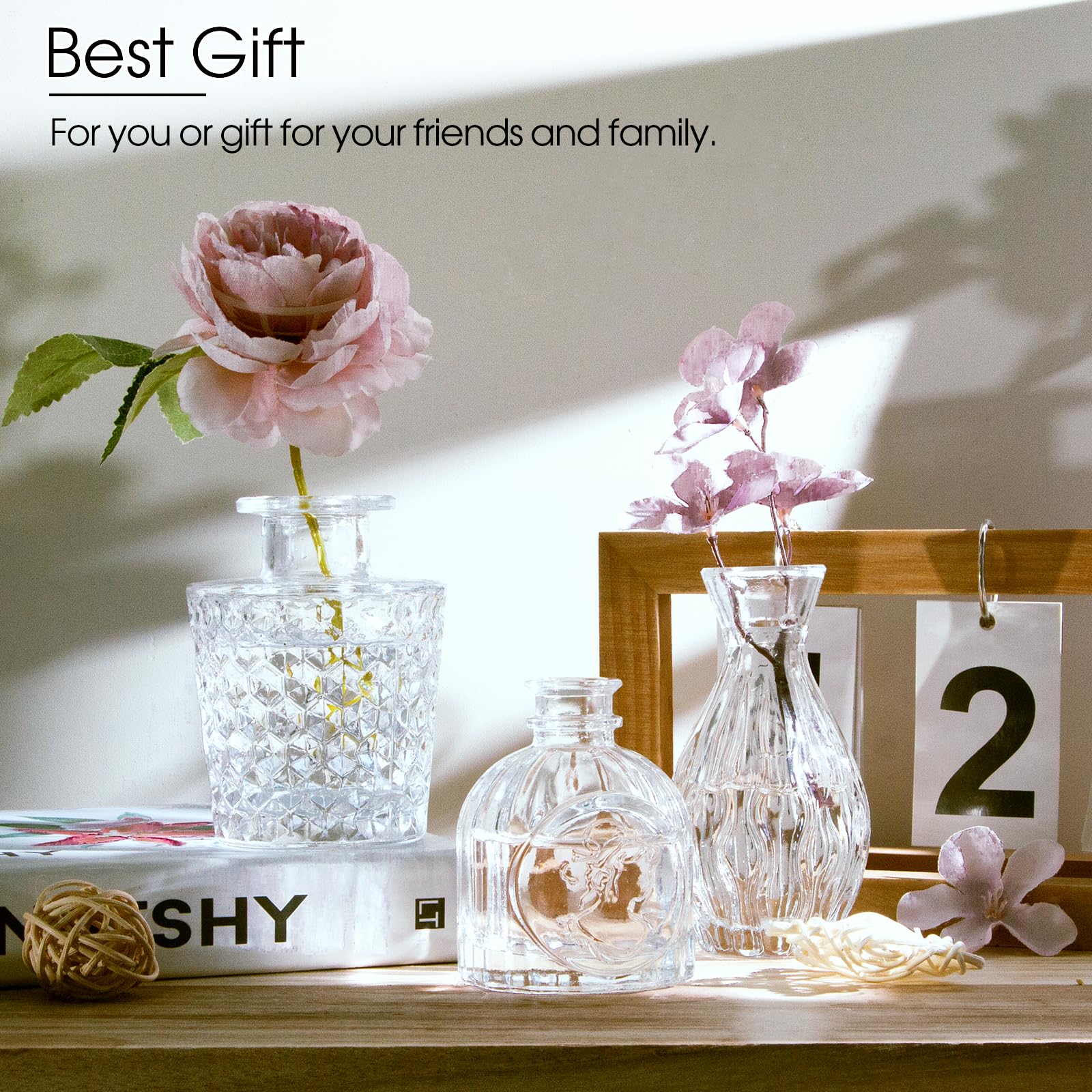 TBWIND vase easy-clean design for fast maintenance