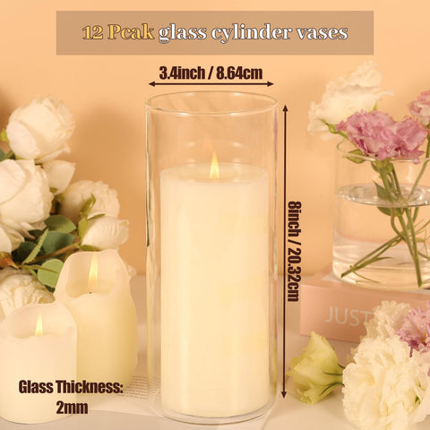 TBWIND wedding centerpiece glass vase set for refined decor