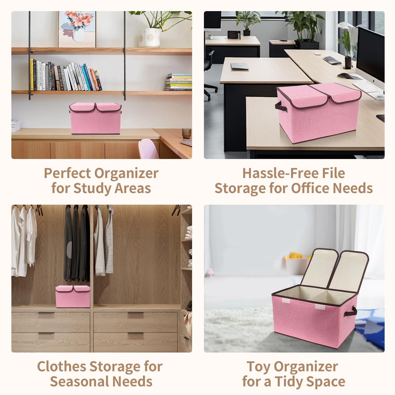 Built-in T-shaped divider helps separate small items