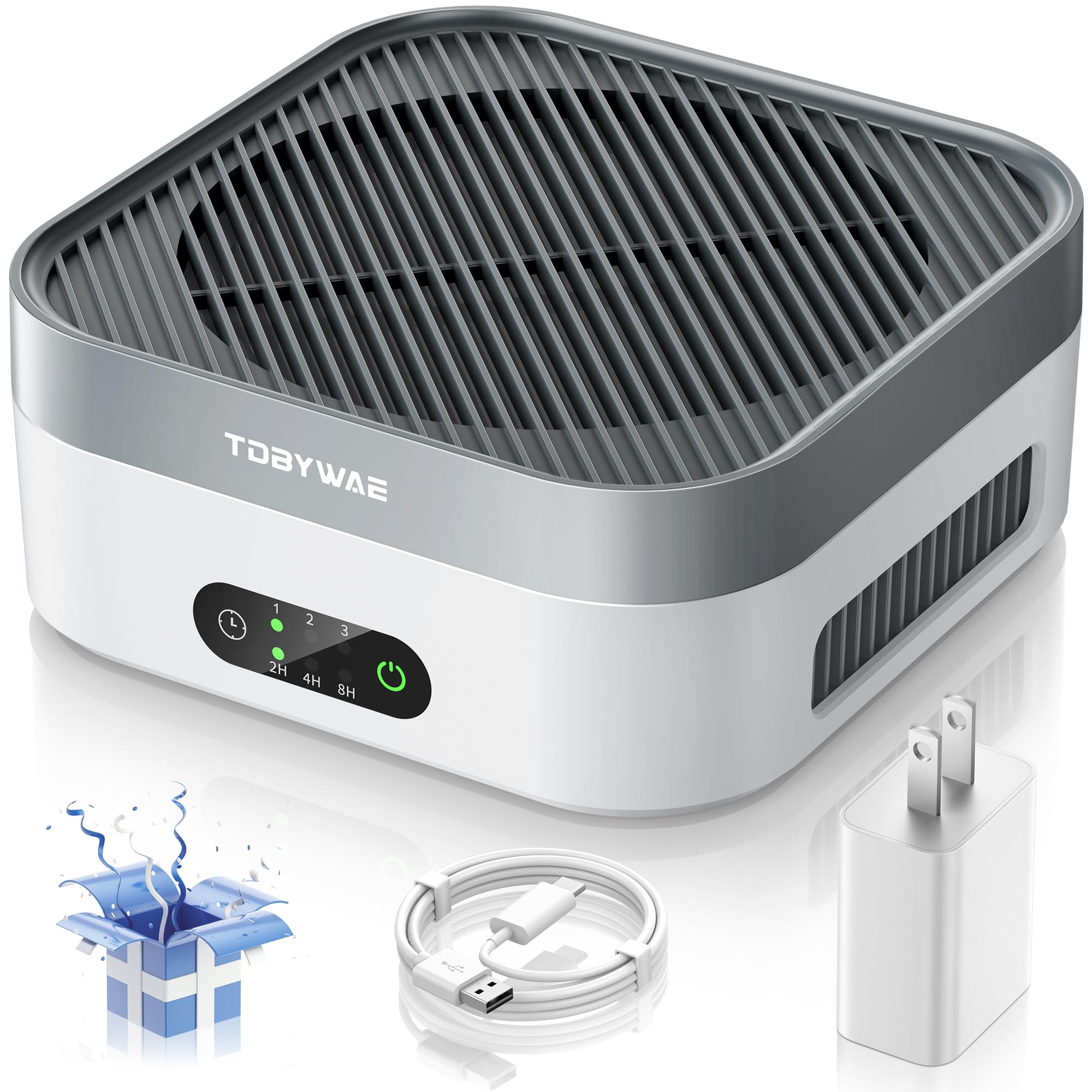 TDBYWAE air purifier pre-filter captures larger particles for cleaner air.