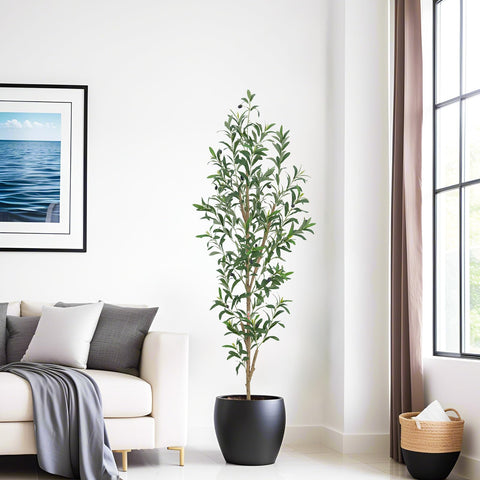 TDIAOL olive tree bark detail adds natural texture to room decor