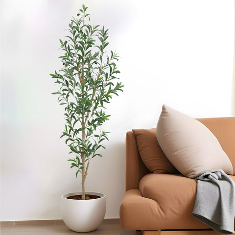 TDIAOL artificial olive tree decor enhances homes and offices with maintenance-free charm