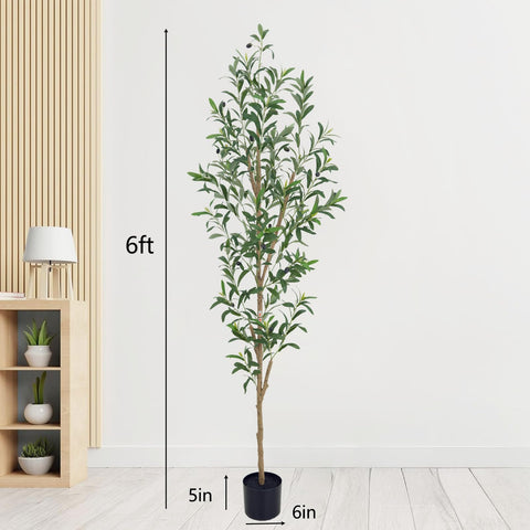 TDIAOL artificial olive tree wire trunk lets you shape a fluffy silhouette