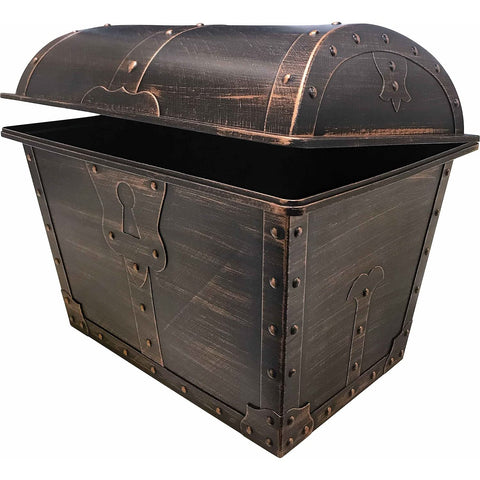 Teacher Created Resources treasure chest, closed, durable classroom storage for rewards.