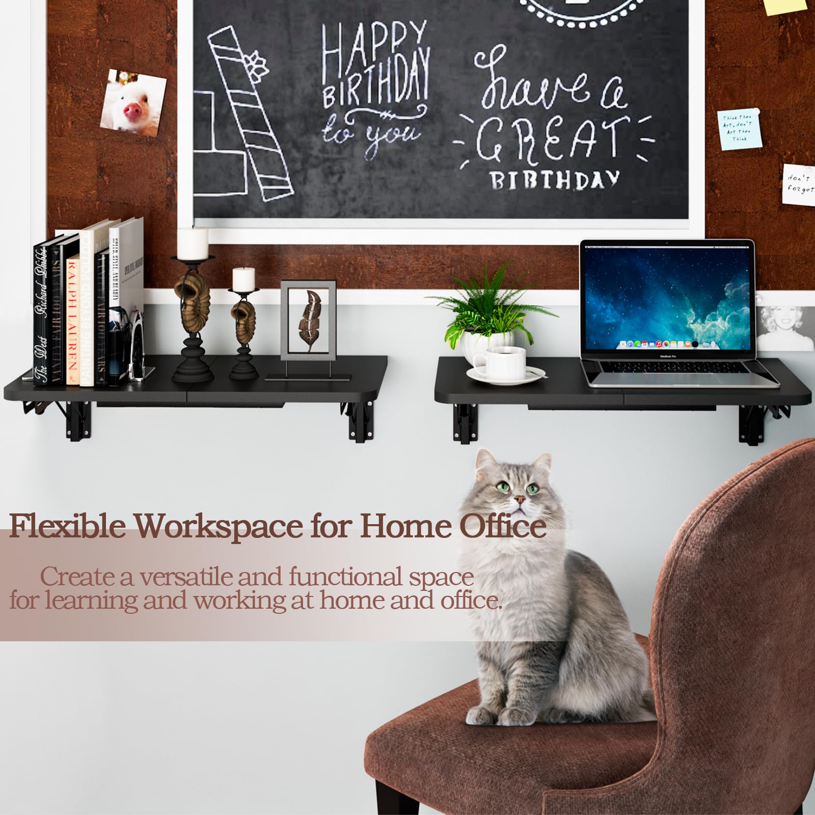TEAMIX desk board lifts smoothly for instant workspace whenever needed.