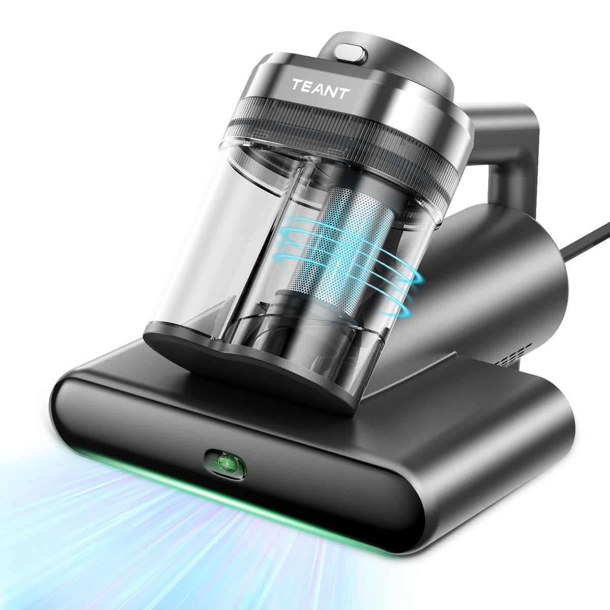 Teant mattress vacuum 2-speed in action for deep cleaning and refreshed bedding