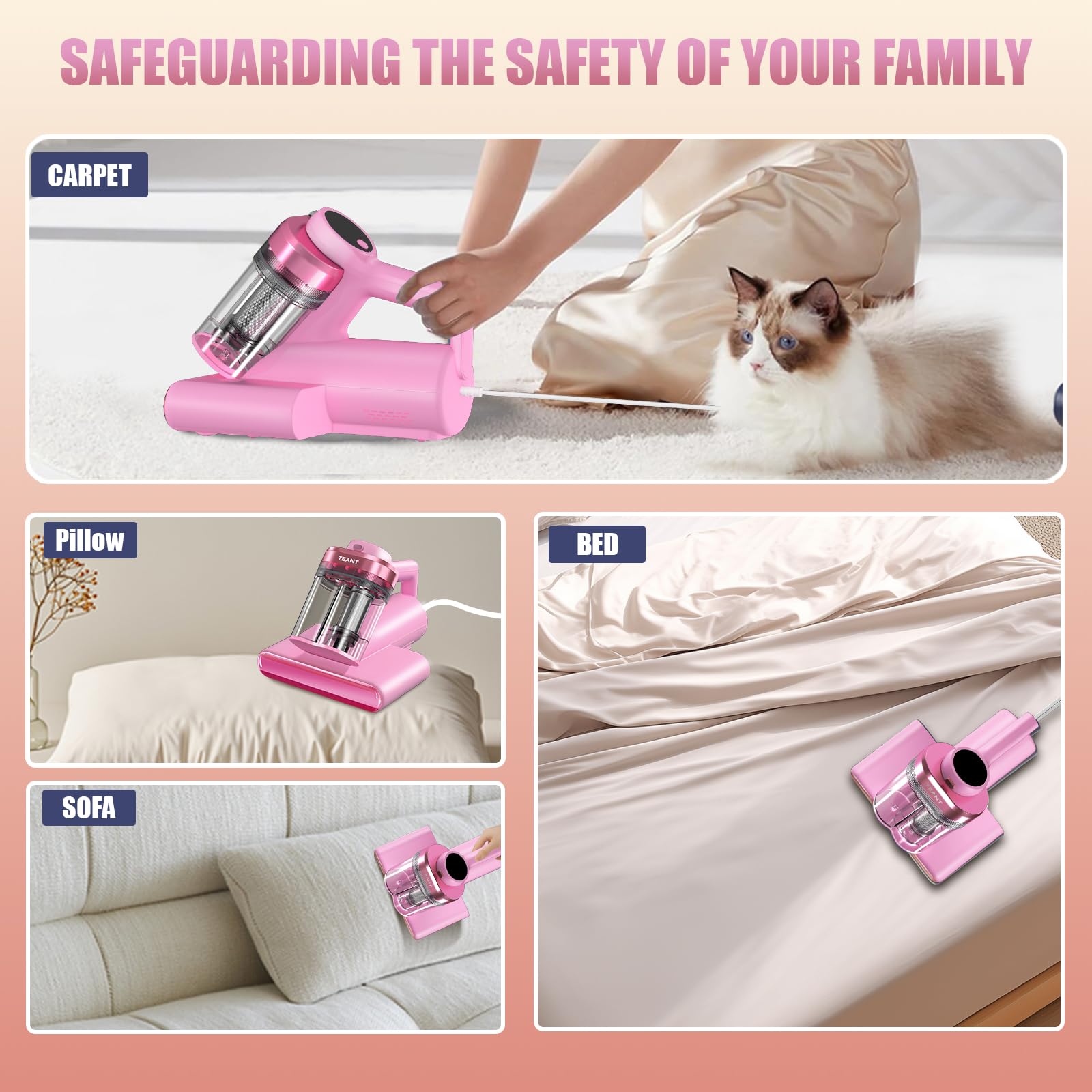 Teant UV-C safety leakage device protects users during operation.