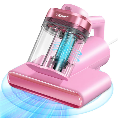 Teant mattress vacuum with UV-C light cleans fabrics like mattresses and sofas.