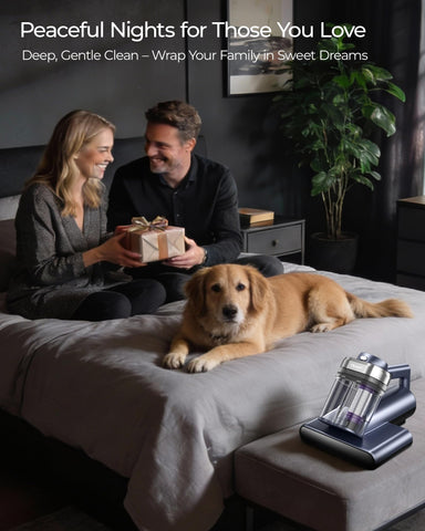 Teant Upgrade cordless mattress vacuum overheat protection keeps cleaning safe.