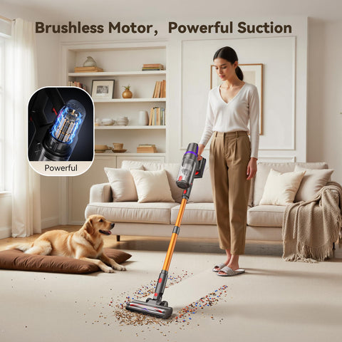 TechRise cordless vacuum charging base illustrating convenient storage and quick power-ups