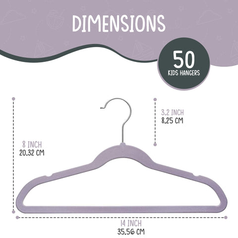 TechZoo velvet hanger with 360° swivel hook easily accesses kid clothes.
