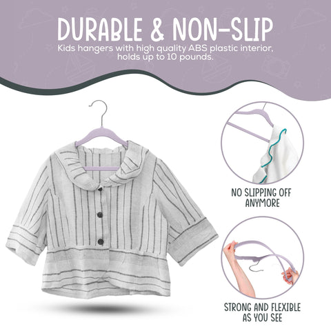 Versatile for jackets, shirts, dresses, pants, underwear, and more.