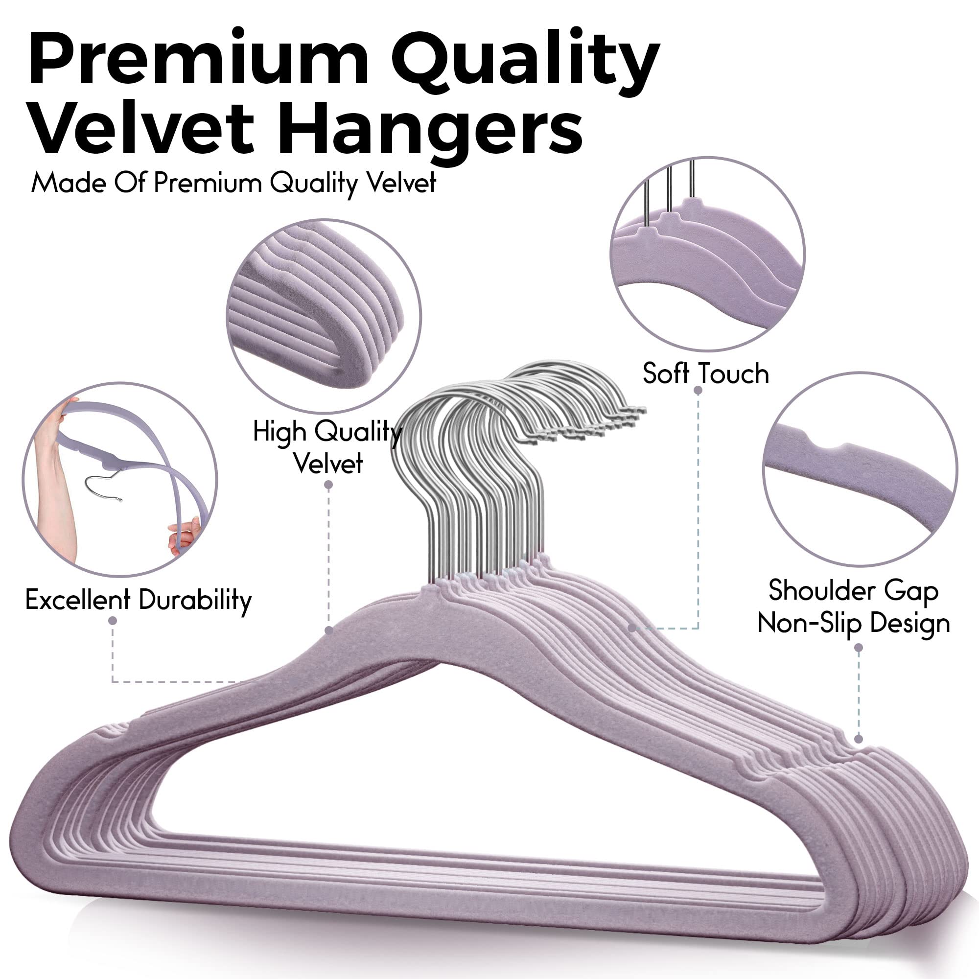 Ultra slim profile helps maximize closet space in kids' rooms.