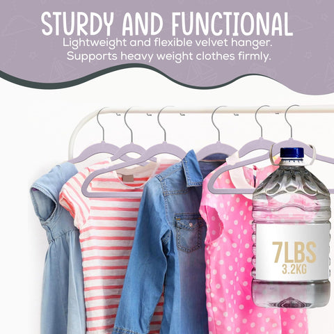 Notched shoulders prevent slipping, helping maintain garment shape for active kids.