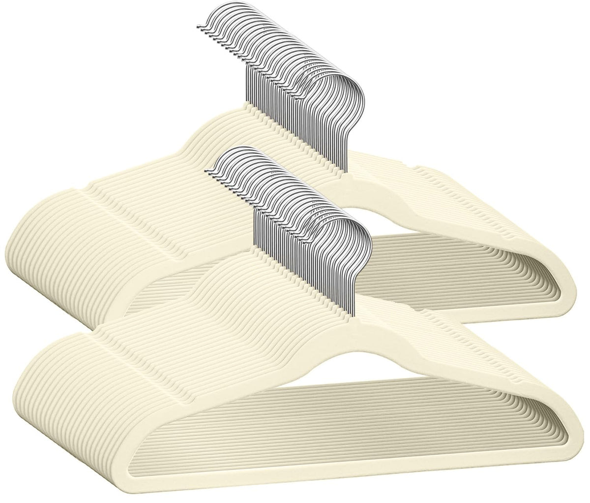 TechZoo 50 premium kids velvet hangers pack with non-slip grip