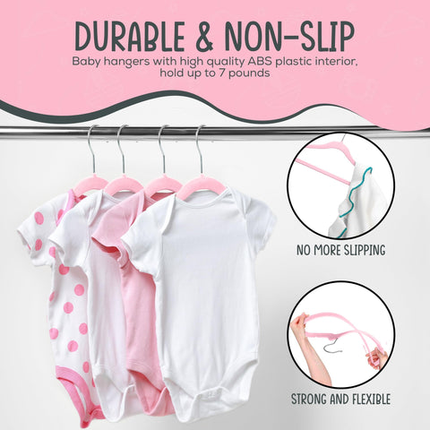 TechZoo velvet hangers simplify daily outfit organization for kids.