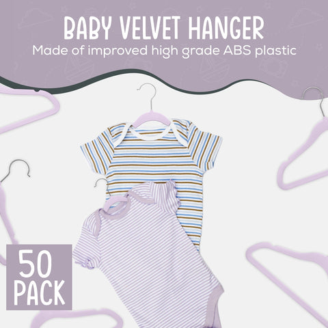 TechZoo baby hangers with 360° swivel hook offer easy access and closet organization.