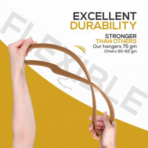TechZoo gift-ready velvet hangers set for stylish storage.
