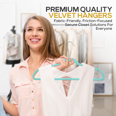 TechZoo heavy-duty hangers ten-pounds capacity without bending.