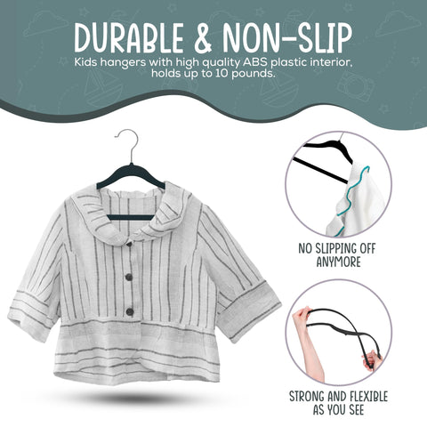TechZoo 360° swivel hook makes hanging and browsing clothes quick and convenient.