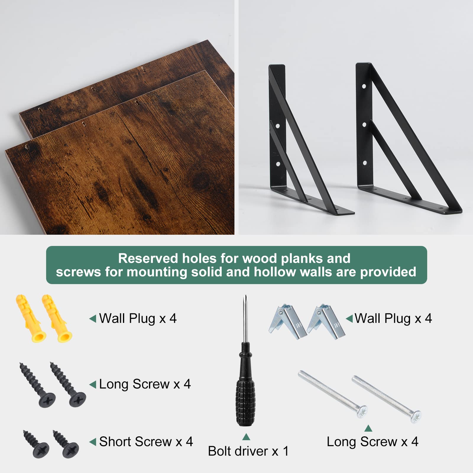 Tectocker-DOU living room decor shelves for books and candles