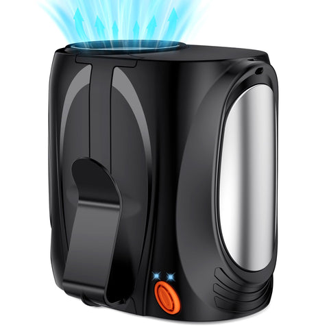 Tedajo AI portable waist fan clip-on setup for instant cooling on the go