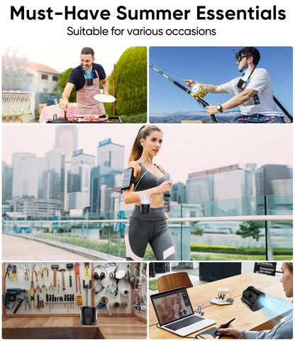 Tedajo lightweight 0.4lb design enhances portability for outdoor activities