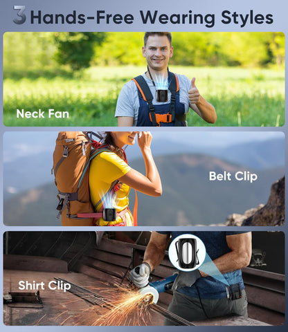 Tedajo neck-fan mode expands versatile cooling during commutes