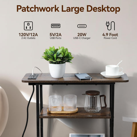 Tedheve sturdy metal frame supports up to 220 pounds.