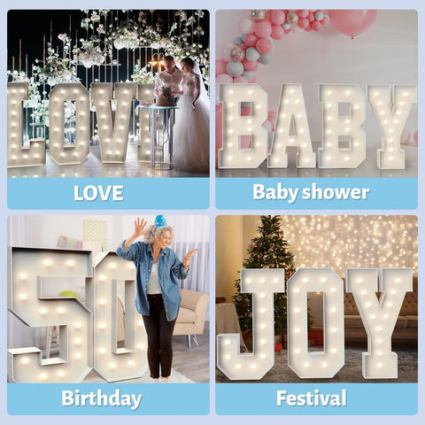 Teebloom versatile decor for birthdays, weddings, and anniversaries.