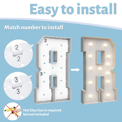 Teebloom easy-to-follow assembly guide speeds event setup.