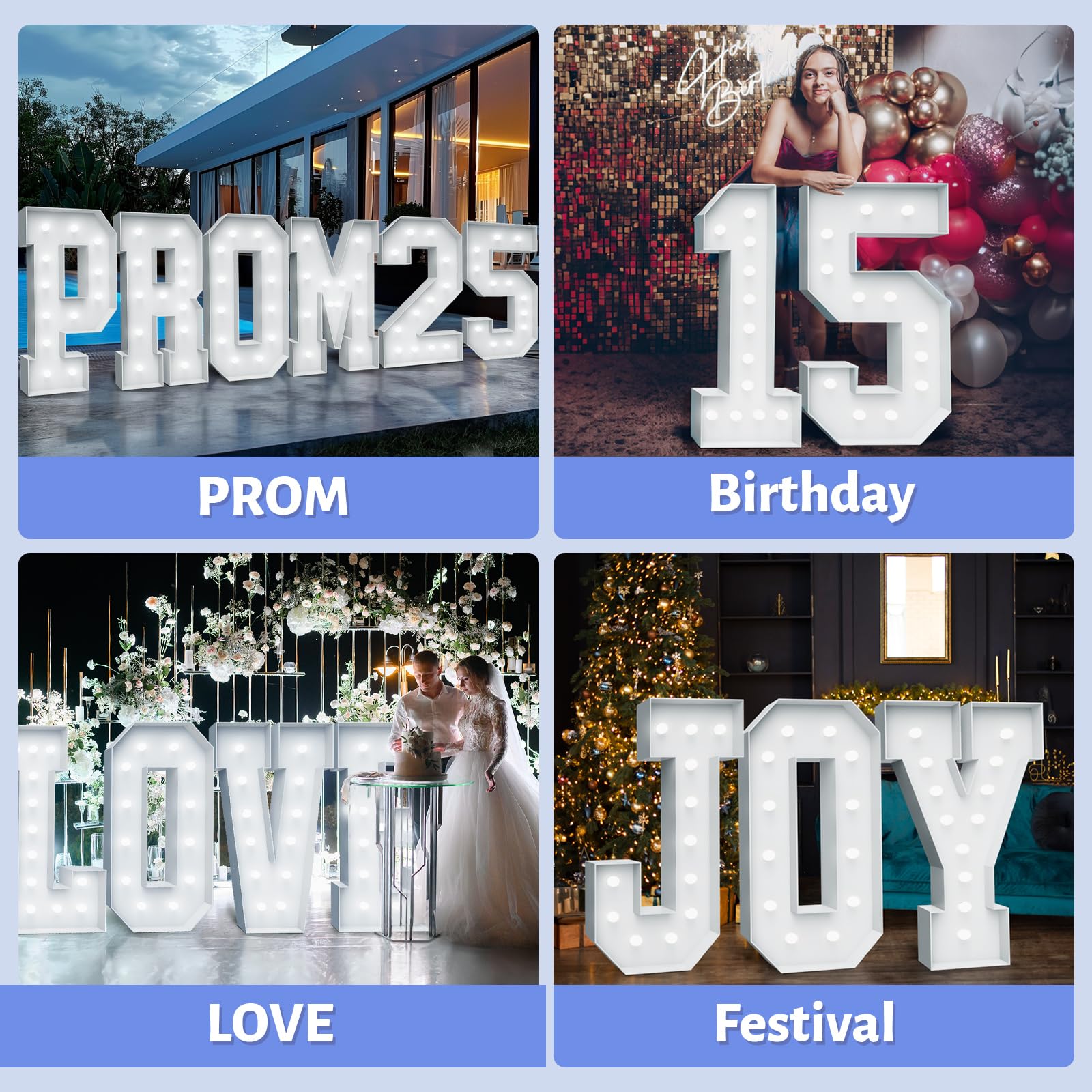 Teebloom versatile indoor-outdoor use for weddings, birthdays, and proposals.