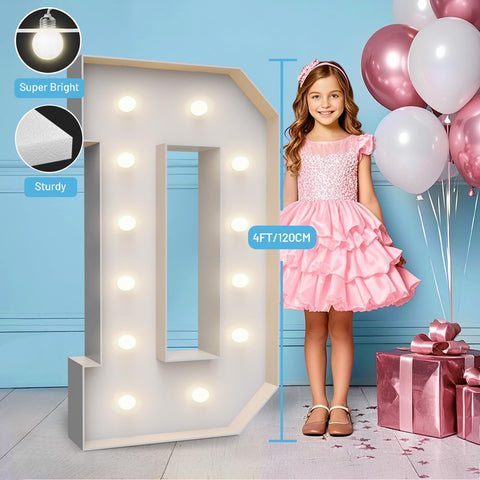 Teebloom pre-cut foam boards show easy D letter assembly