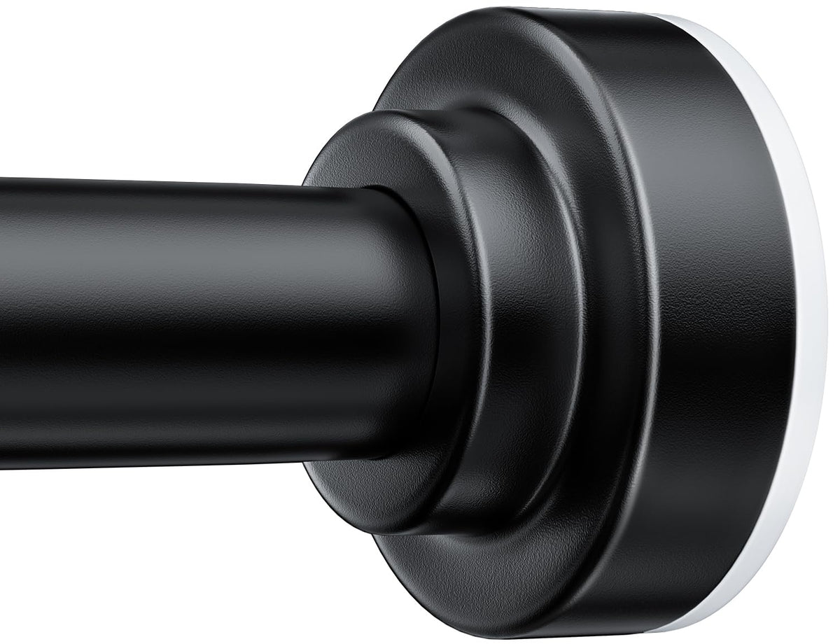 TEECK shower curtain rod extended to fit 32-68 inches, easy tension setup