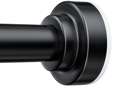 TEECK shower curtain rod extended to fit 32-68 inches, easy tension setup