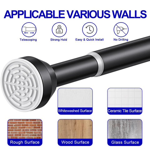 TEECK anti-slip end caps stabilize the rod during daily use