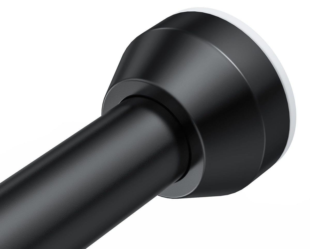 TEECK shower rod extended to 32-79 inches for flexible bathroom fitting