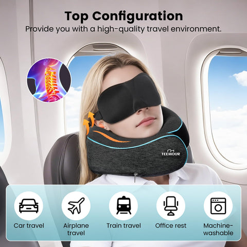 Teemour lightweight design ideal for planes, cars, trains
