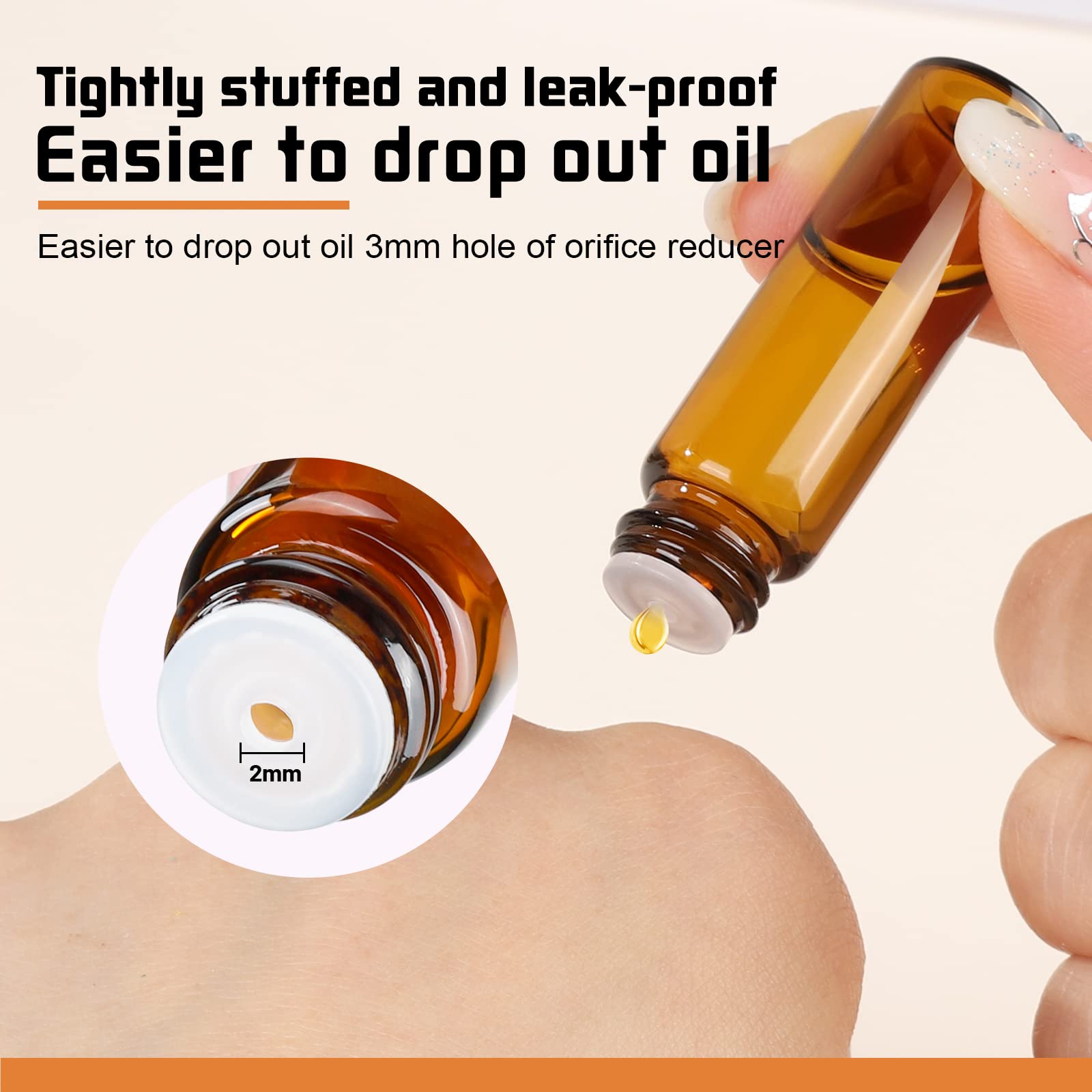 Teenitor 5ml bottle with black cap, secure lid for on-the-go use.