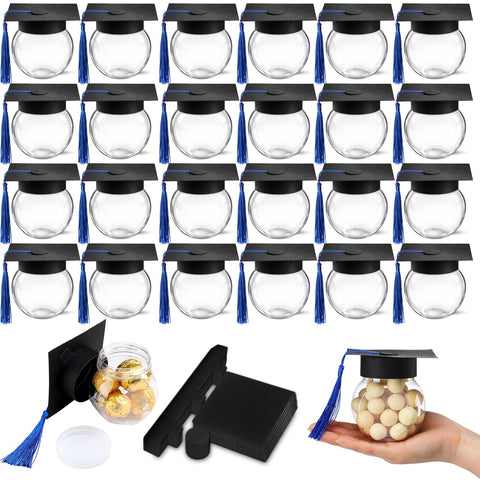 Teenyyou blue graduation cap tassel adds festive flair for party favors.